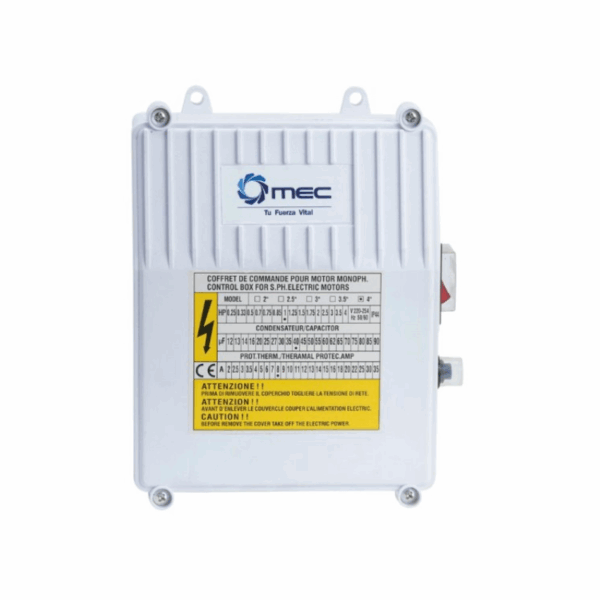 Tablero para motor sumergible MEC